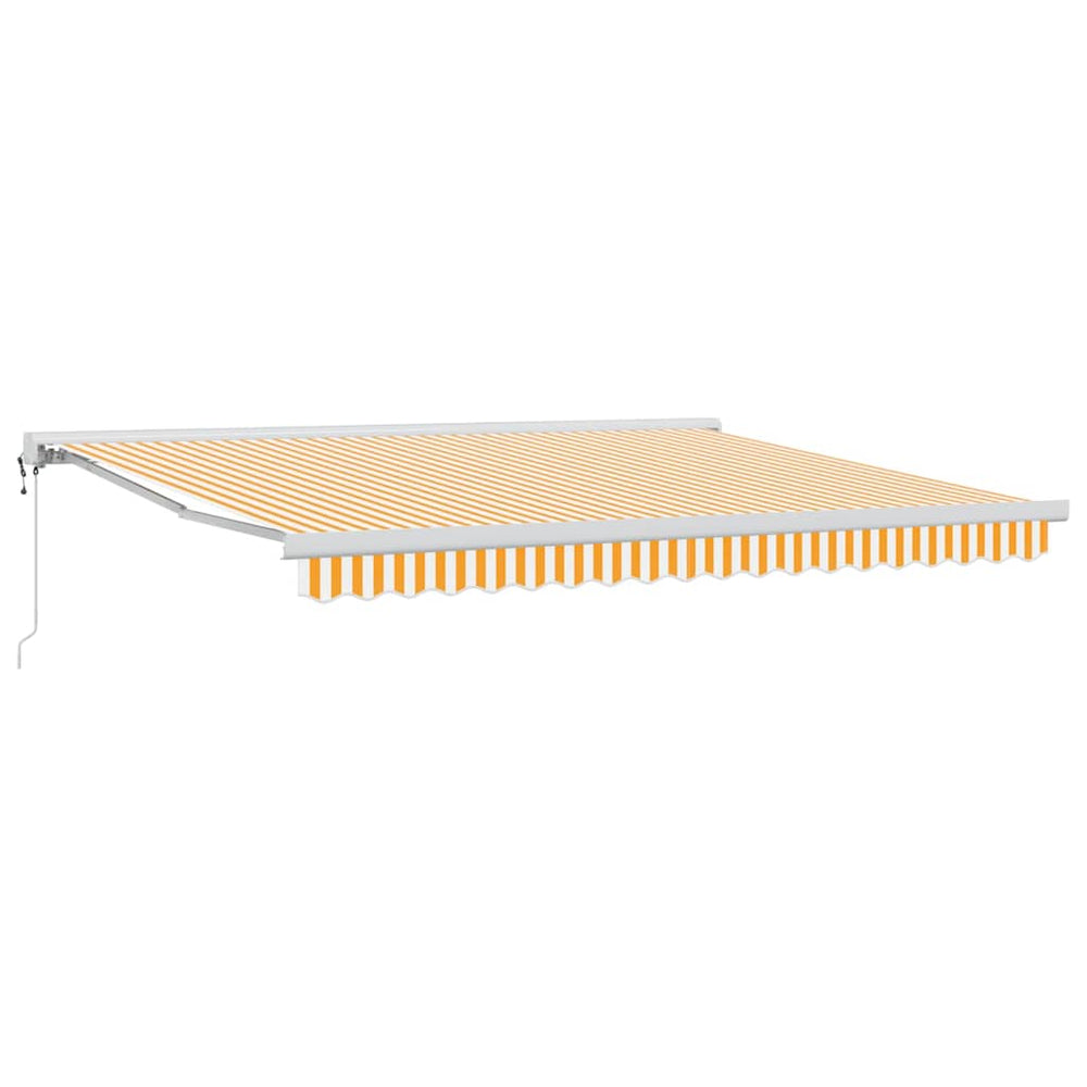 Ištraukiama markizė Geltona ir balta 400 × 300 cm