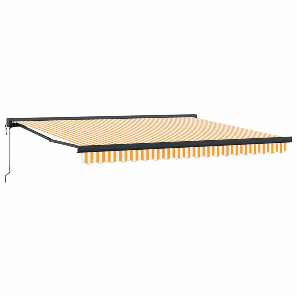 Ištraukiama markizė Geltona ir balta 400 × 300 cm