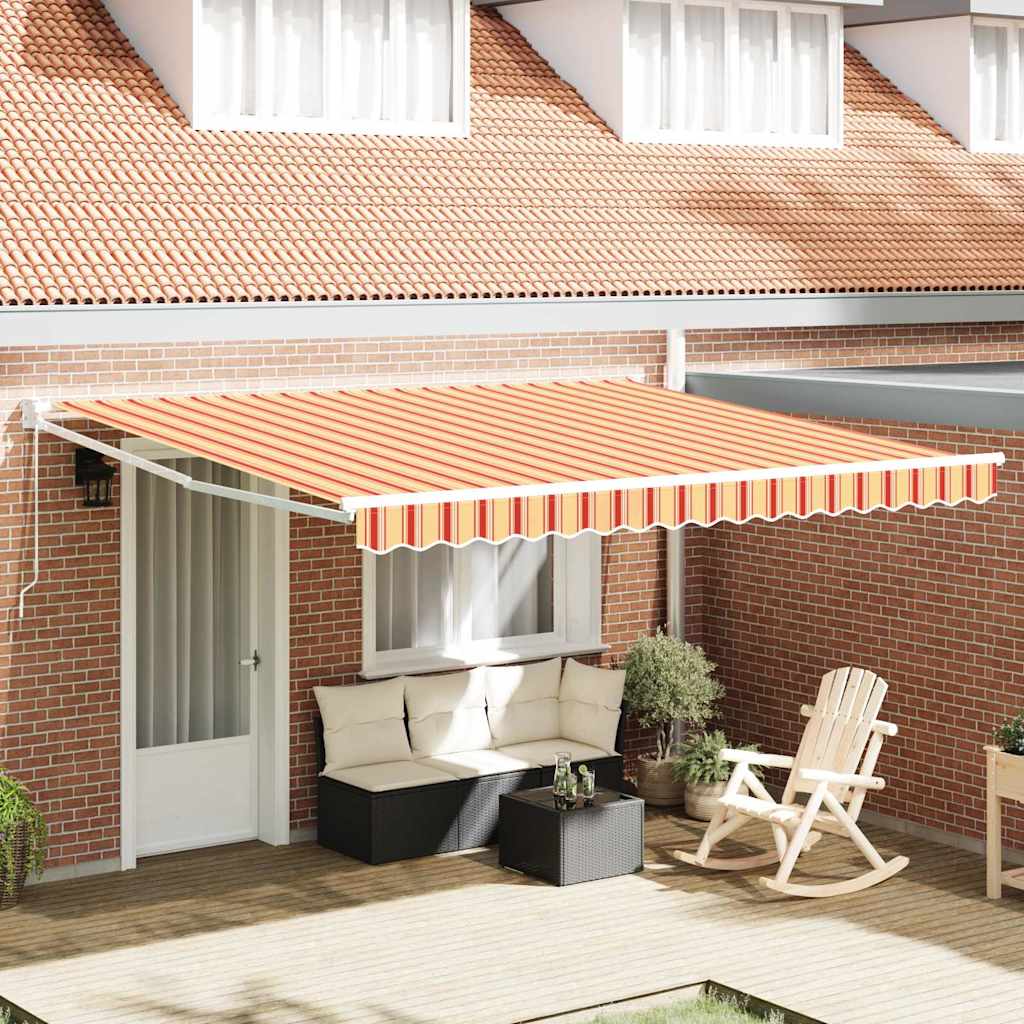 Ištraukiama markizė Geltona ir Oranžinė 400 × 300 cm