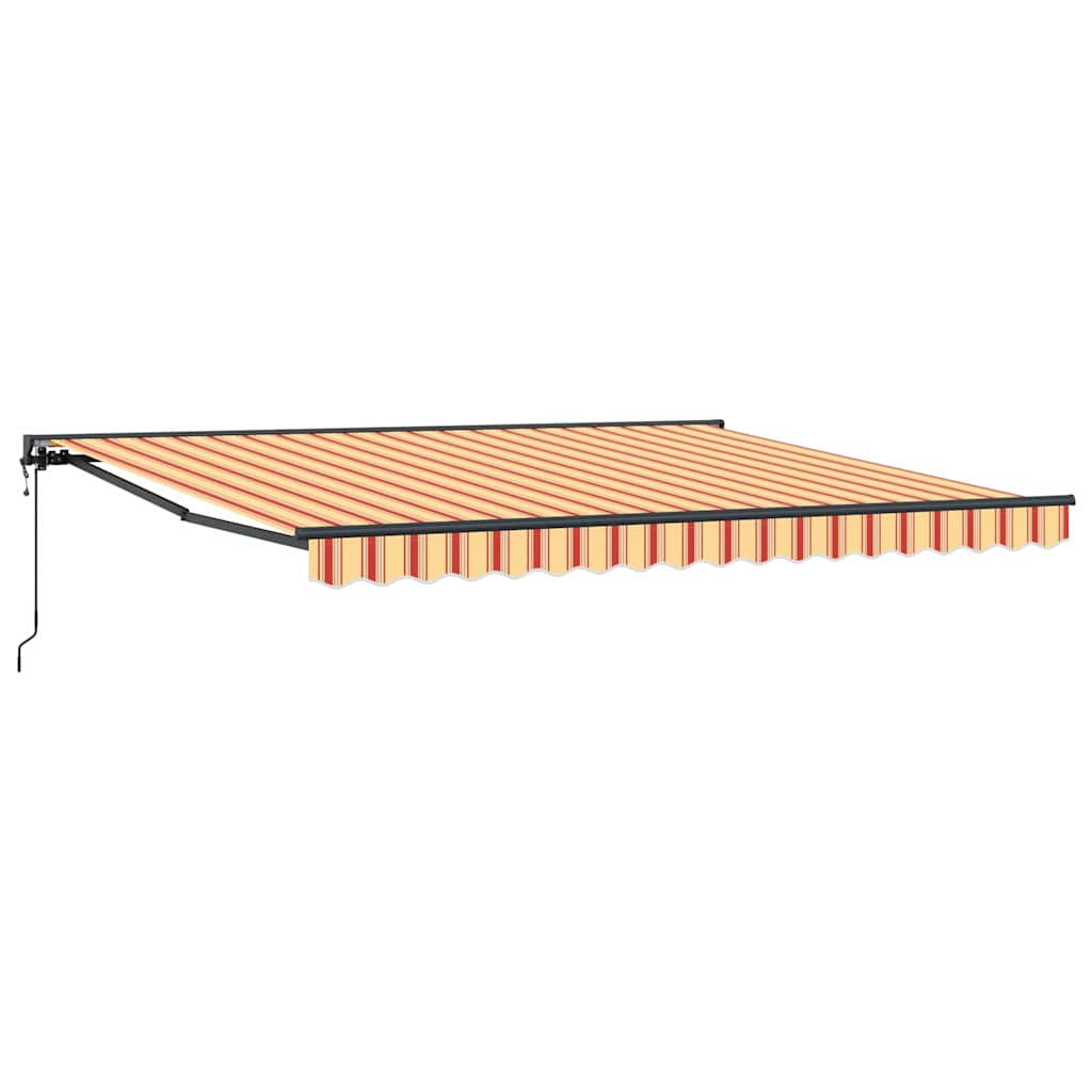 Ištraukiama markizė Geltona ir Oranžinė 400x300 cm Poliesteris