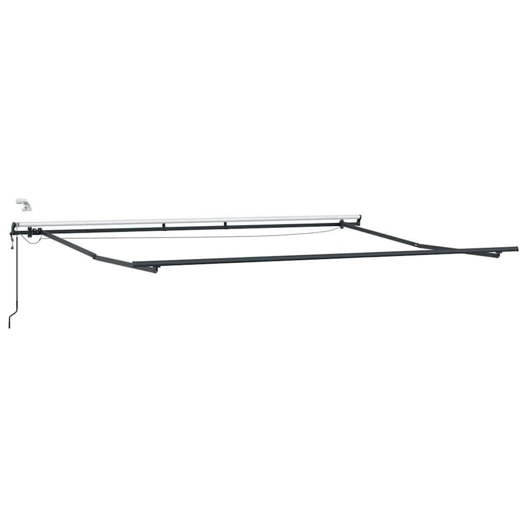 Automātiska izvelkama markīze ar dažādu krāsu LED svītrām, 400x300 cm