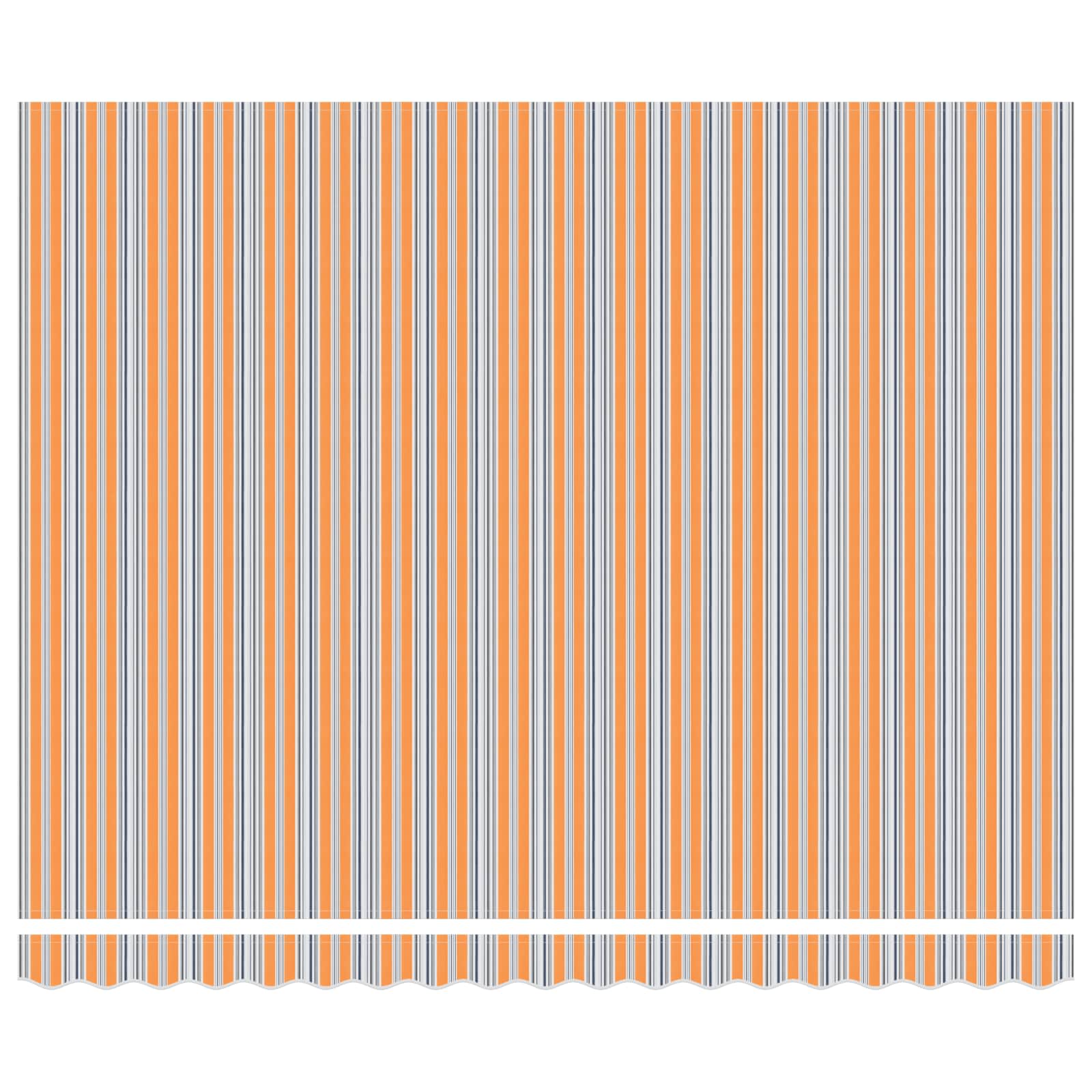 Ištraukiama markizė Spalvotas dryžius 400x300 cm audinys