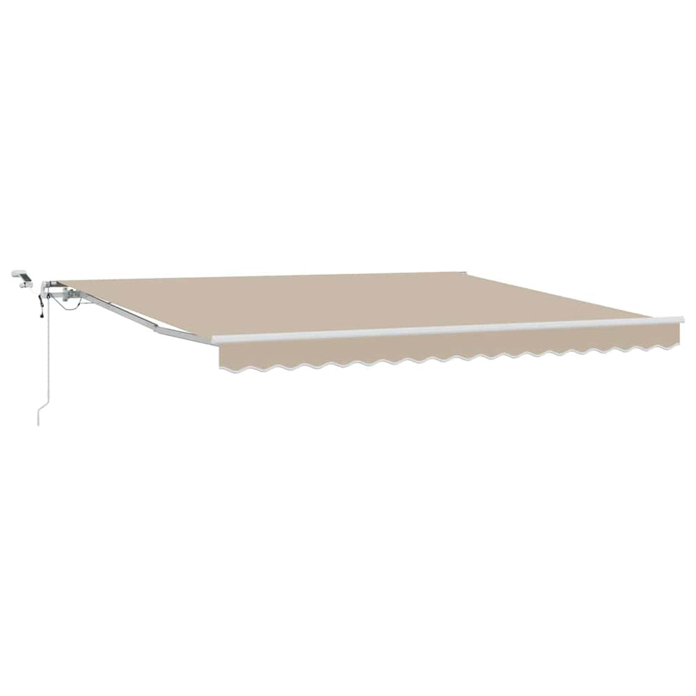Ištraukiama markizė Smėlio 400 × 300 cm Poliesteris ir Metalas