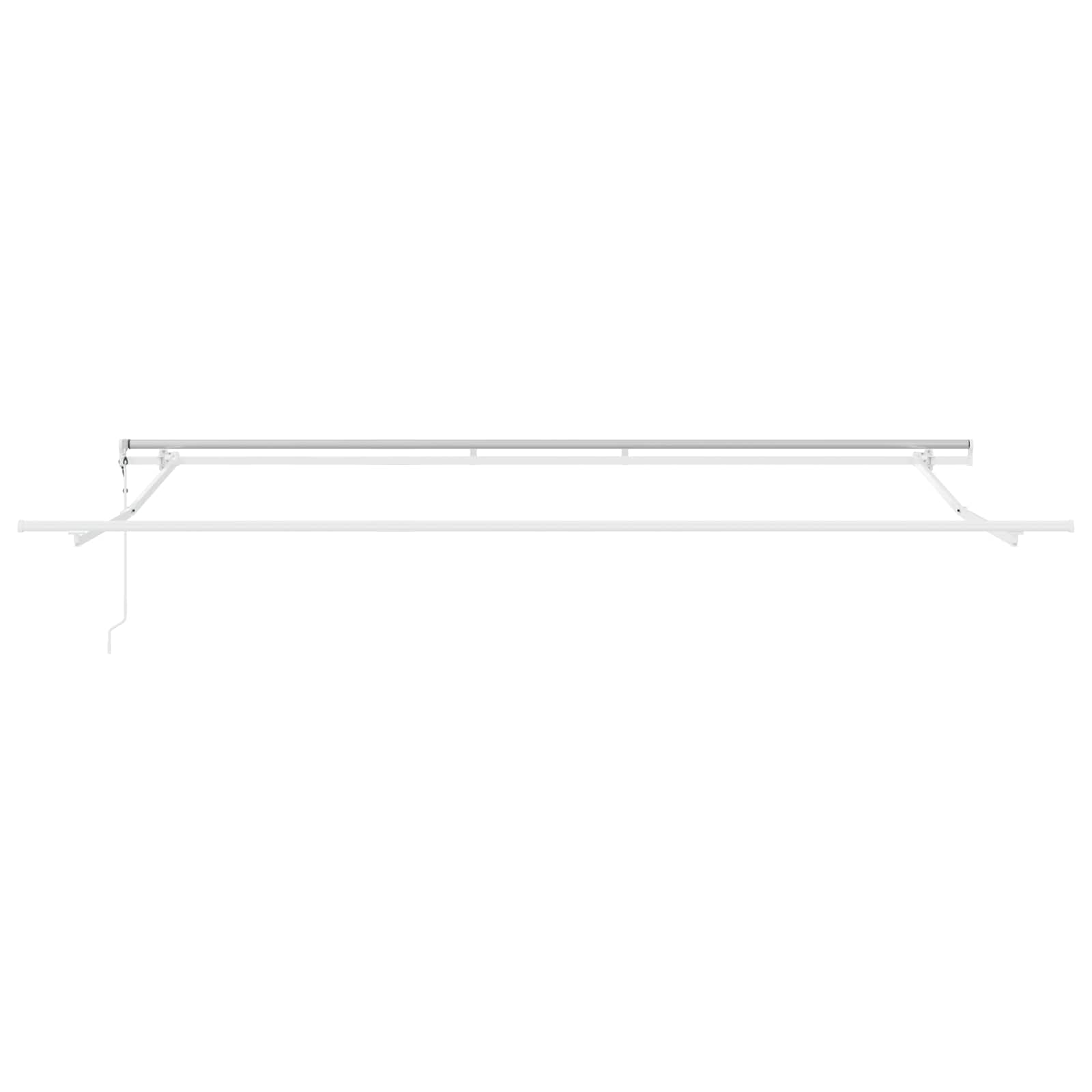 automatic retractable awning white 400x300 cm