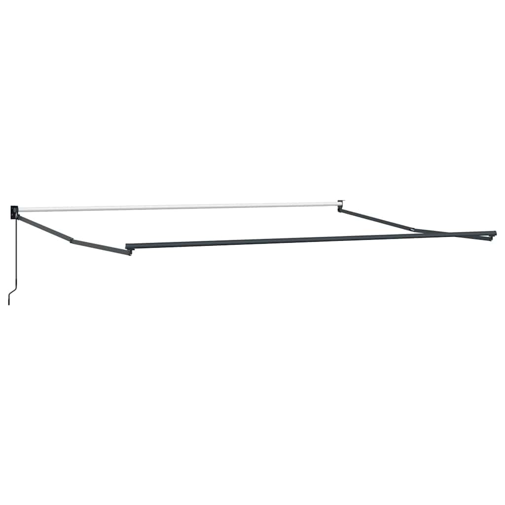 Ištraukiama markizė Balta 400 × 300 cm Poliesteris ir aliuminis