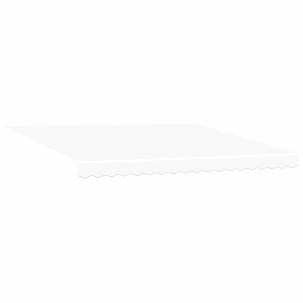 Ištraukiama markizė Balta 400 × 300 cm Poliesteris ir Metalas
