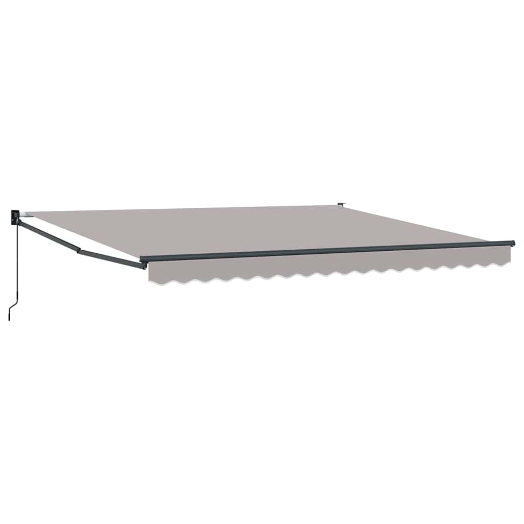 Ištraukiama markizė Šviesiai pilka 400 × 300 cm