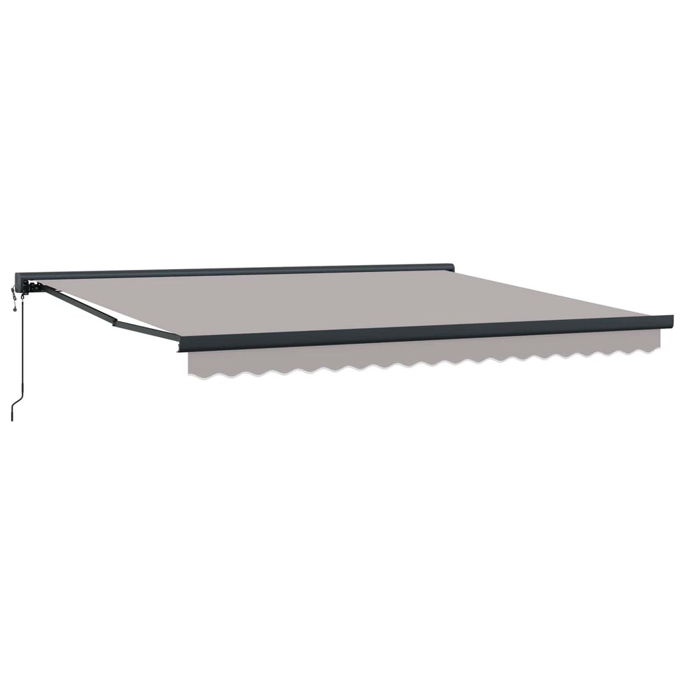 Ištraukiama markizė Šviesiai pilka 400 × 300 cm