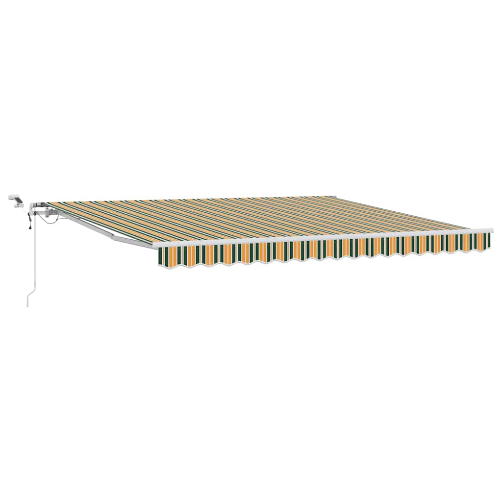 Ištraukiama markizė Žalia ir geltona 400 × 300 cm