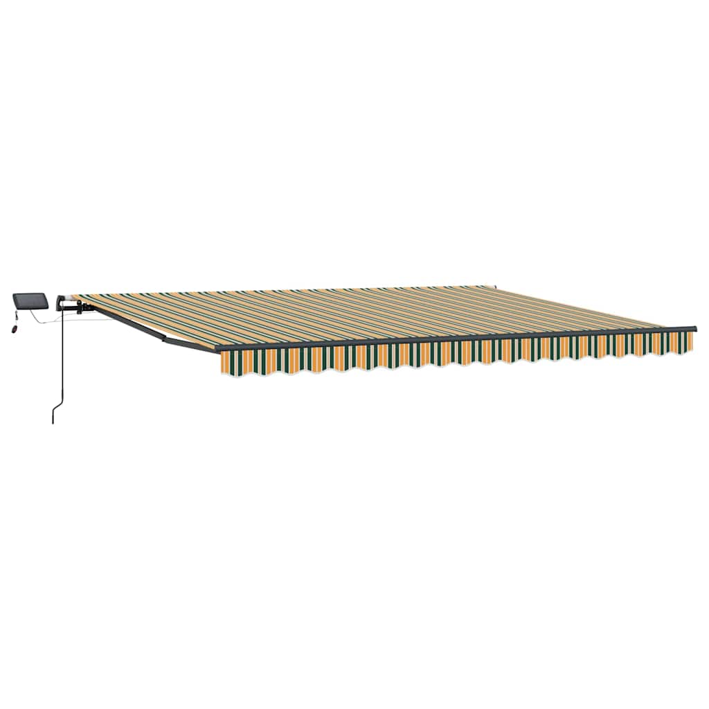 Ištraukiama markizė Žalia ir geltona 400 ×300 cm audinys