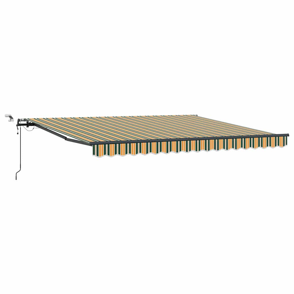 Skėtis Audinys Žalia ir geltona 400 × 300 cm Poliesteris