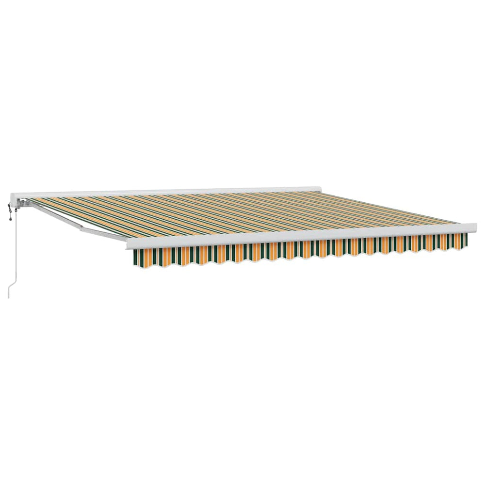 Ištraukiama markizė Žalia ir geltona 400 × 300 cm