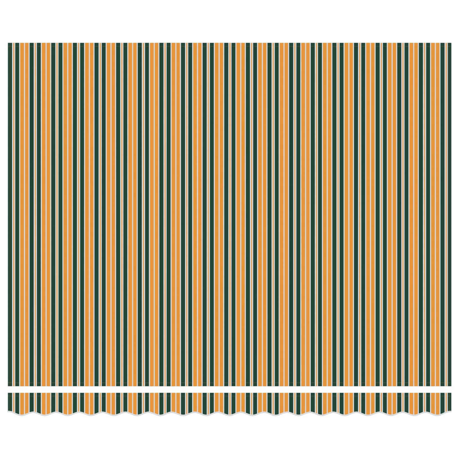 Ištraukiama markizė Žalia ir geltona 400 × 300 cm
