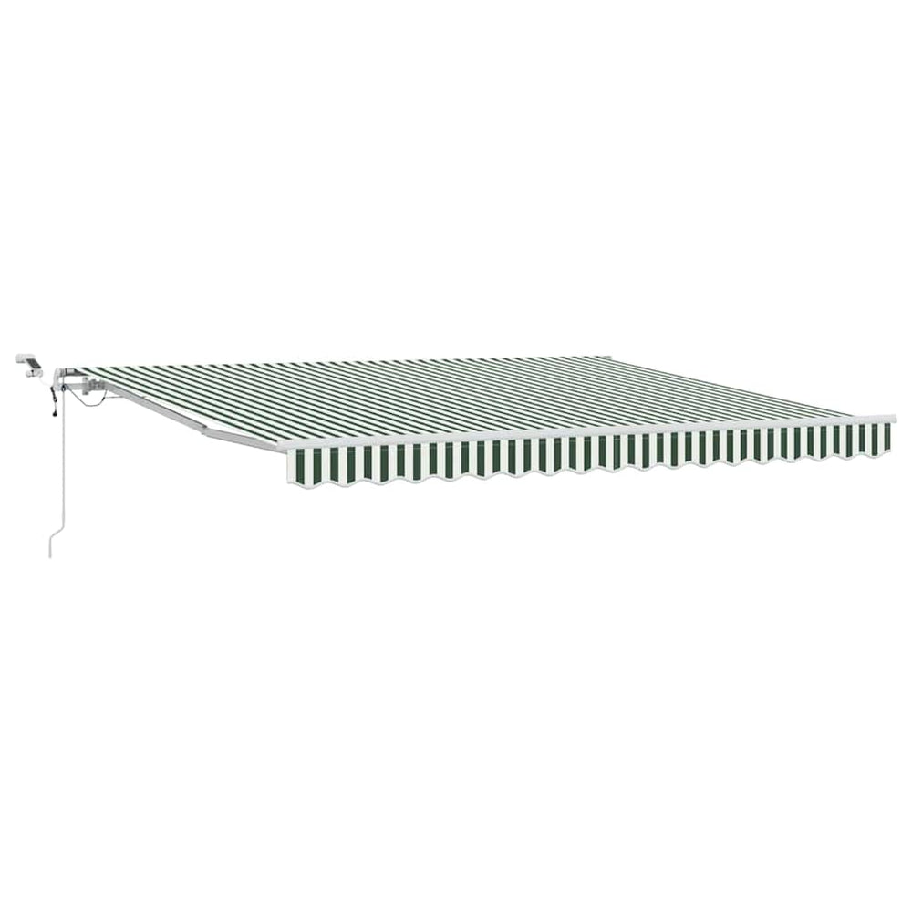 Skėtis Audinys Žalia ir balta 400 × 300 cm Poliesteris
