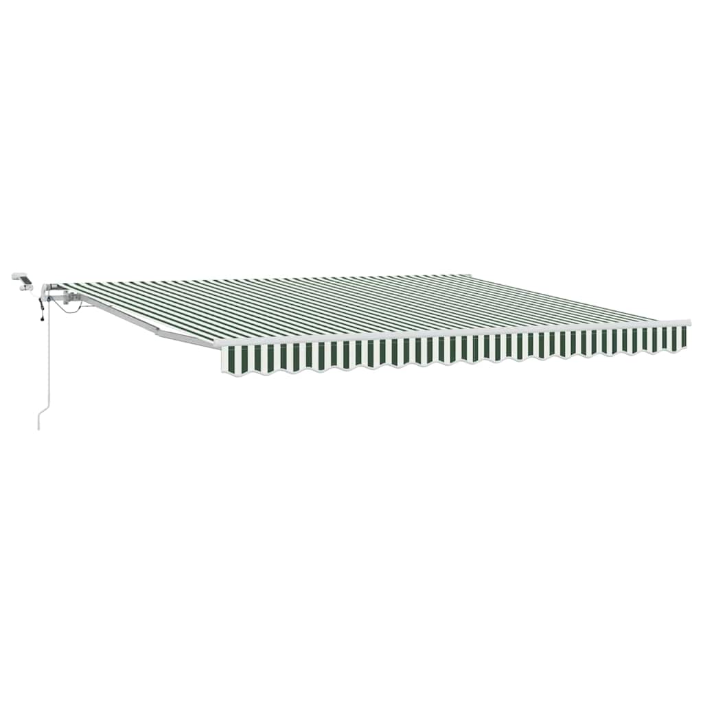 Skėtis Audinys Žalia ir balta 400 × 300 cm Poliesteris