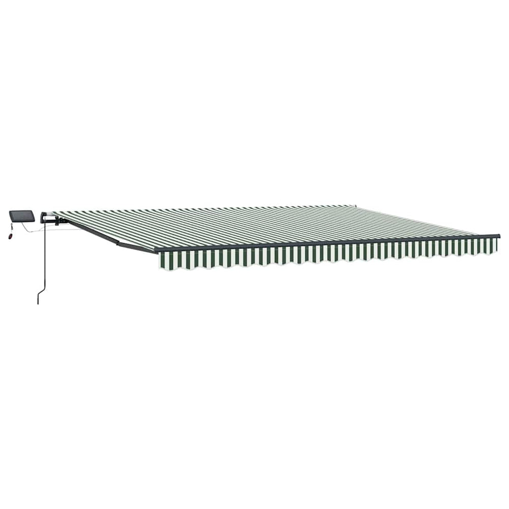 Ištraukiama markizė Žalia ir balta 400 × 300 cm