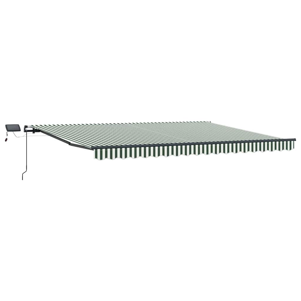 Ištraukiama markizė Žalia ir balta 400 ×300 cm audinys