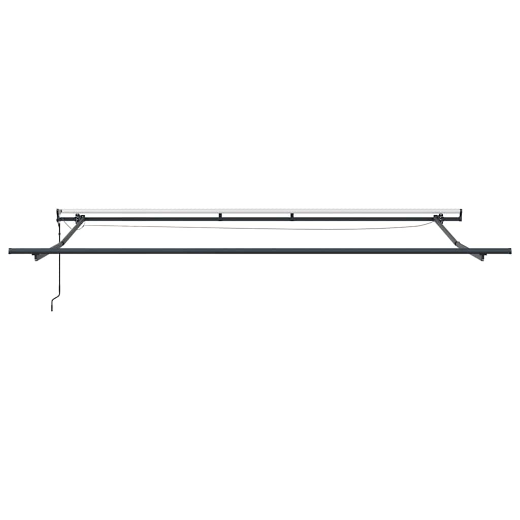 Saulessargs Audums ar zaļu un baltu 400 × 300 cm Poliesters