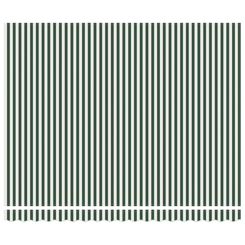 Ištraukiama markizė Žalia ir balta 400 × 300 cm
