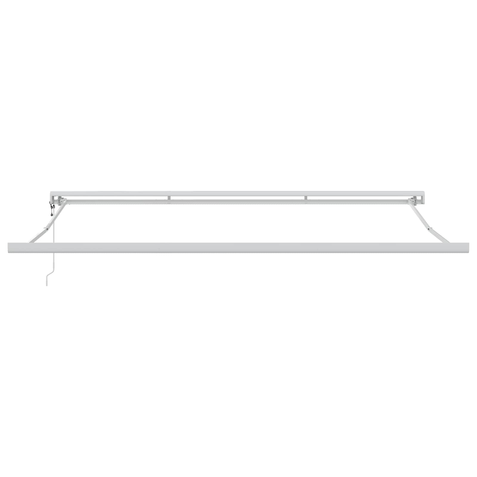 Retractable Awning Green and White 400 × 300 cm