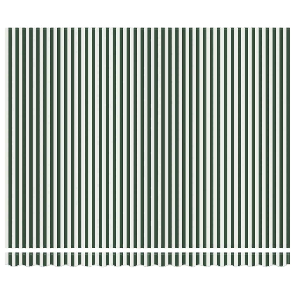 Ištraukiama markizė Žalia ir balta 400x300 cm audinys