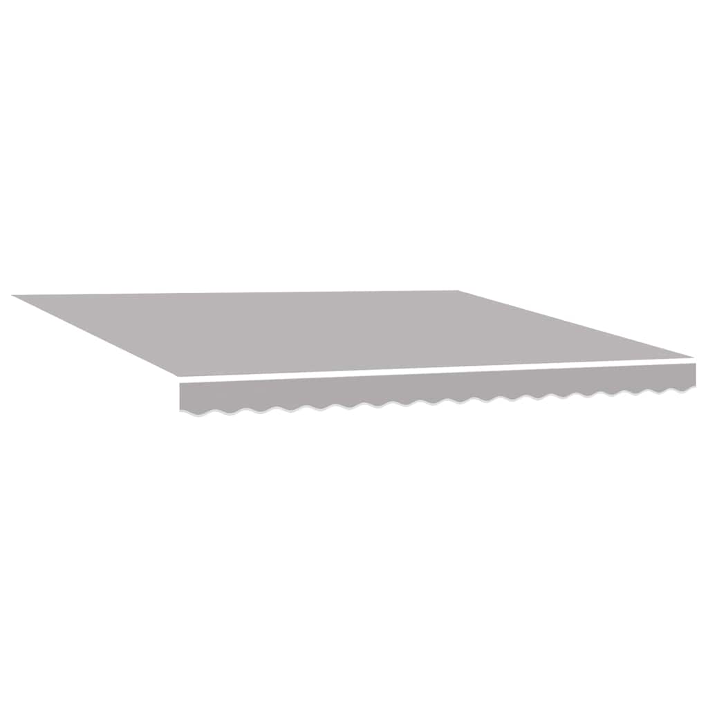 Electric Retractable Awning Light Grey 400 × 350 cm