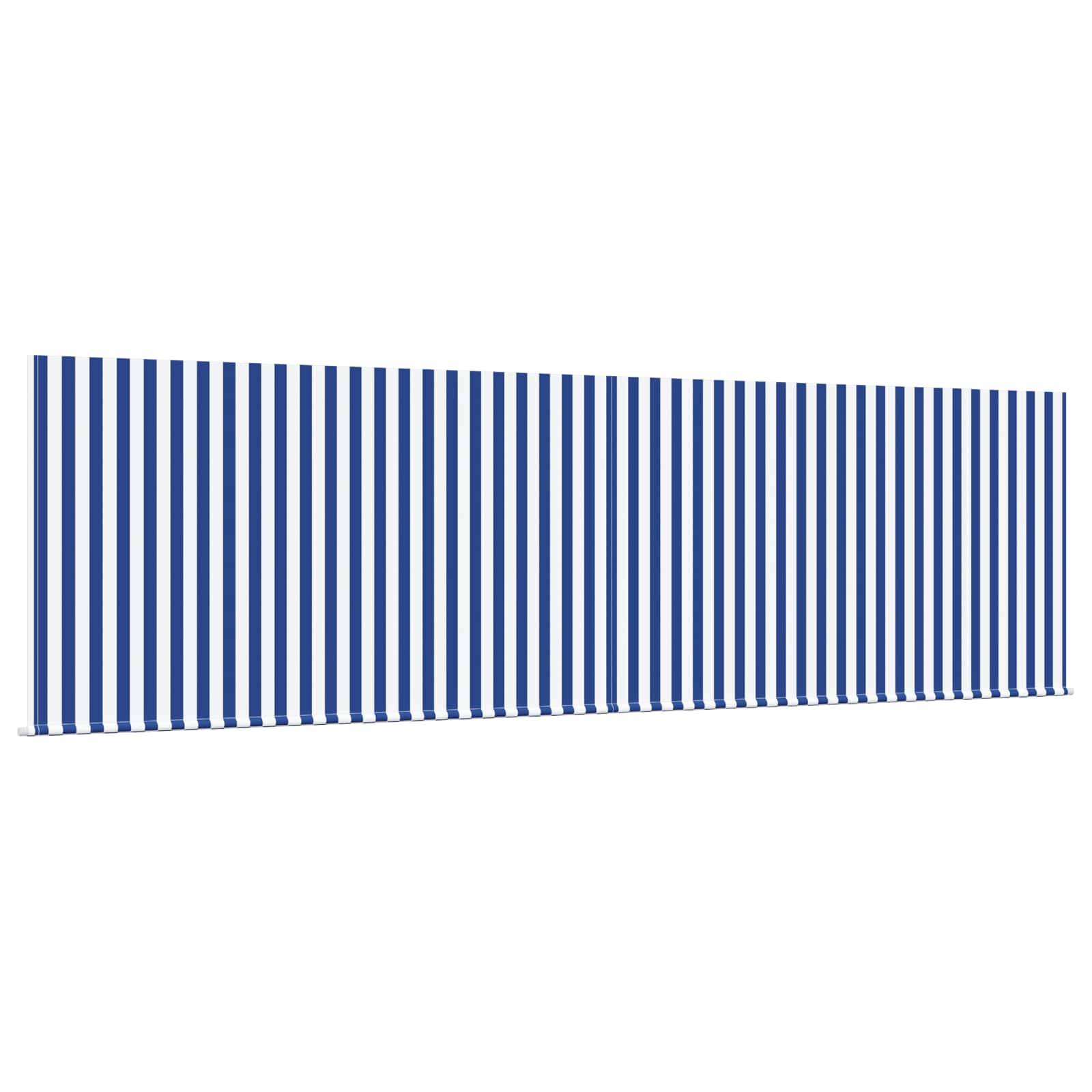 Ištraukiama markizė Mėlyna ir balta Antracito 450 × 300 cm