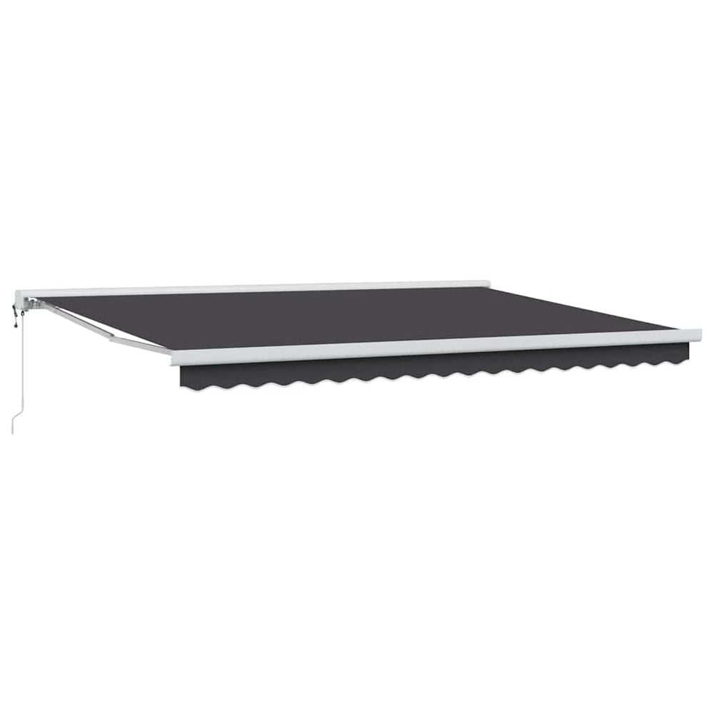 Ištraukiama markizė Antracitas 450 × 300 cm Audinys, metalas