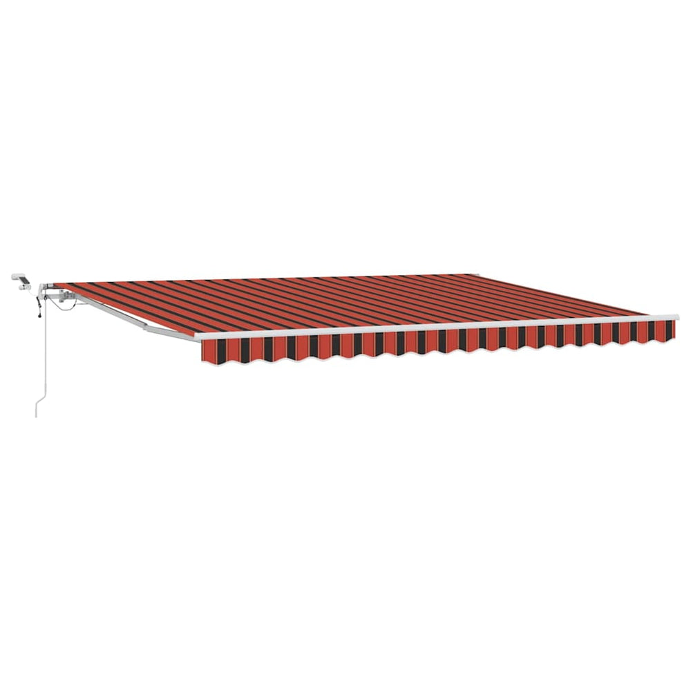 Ištraukiama markizė Oranžinė ir ruda 450 × 300 cm