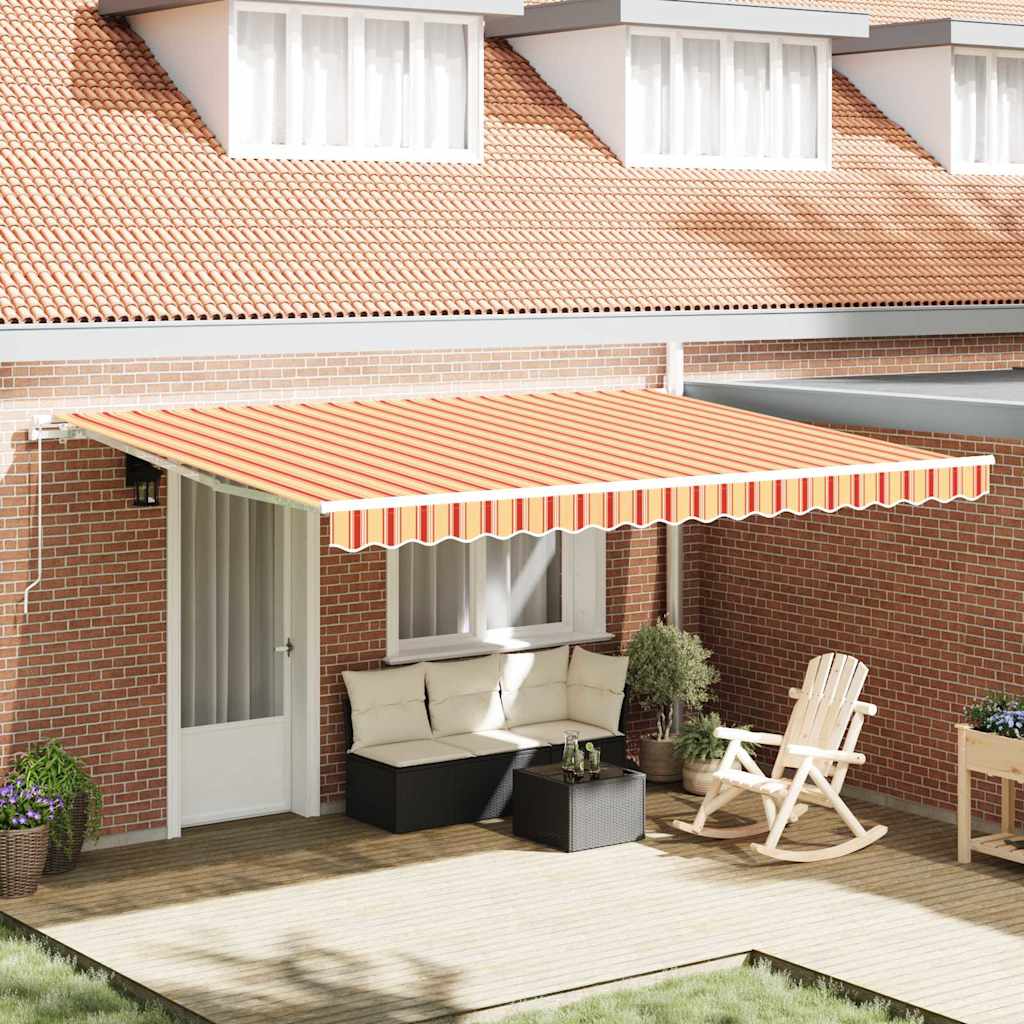 Yellow and orange gazebo 450 x 300 x 165 cm