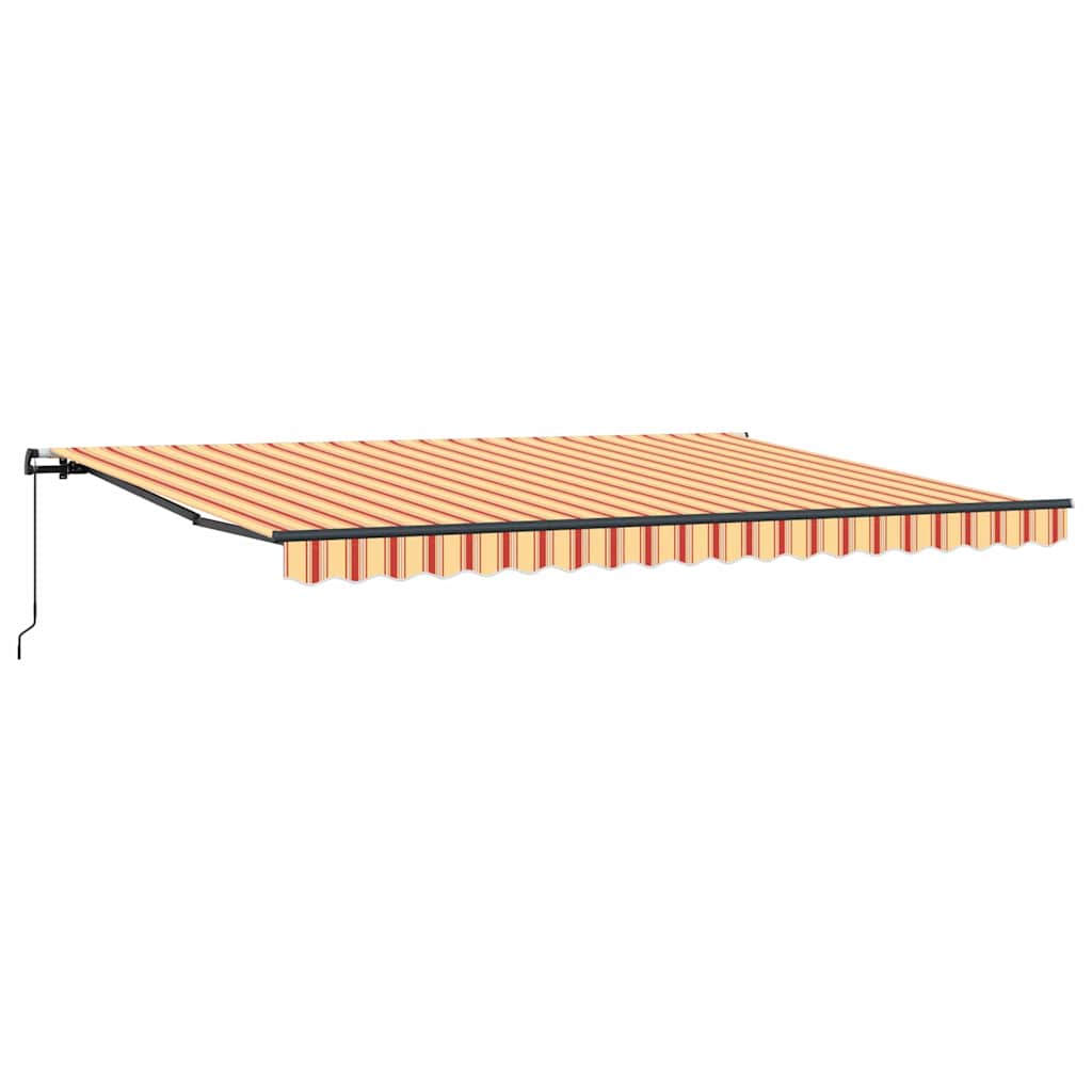 Ištraukiama markizė geltonos ir oranžinės spalvos 450 × 300 cm