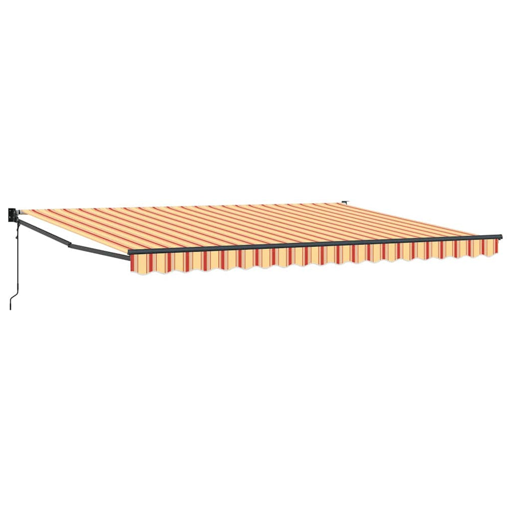 Ištraukiama markizė geltonos ir oranžinės spalvos 450 × 300 cm