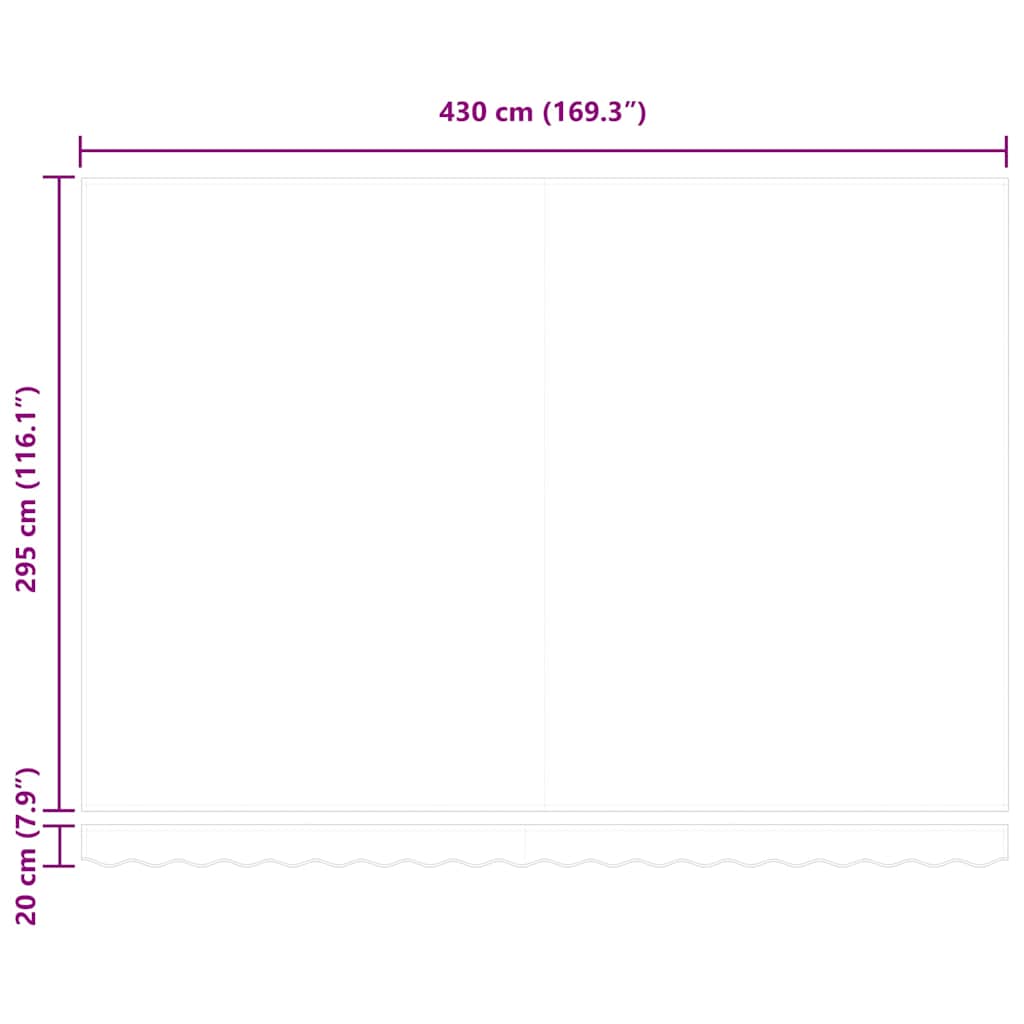 Ištraukiama juoda užuolaida Juoda 450 × 300 cm audinys