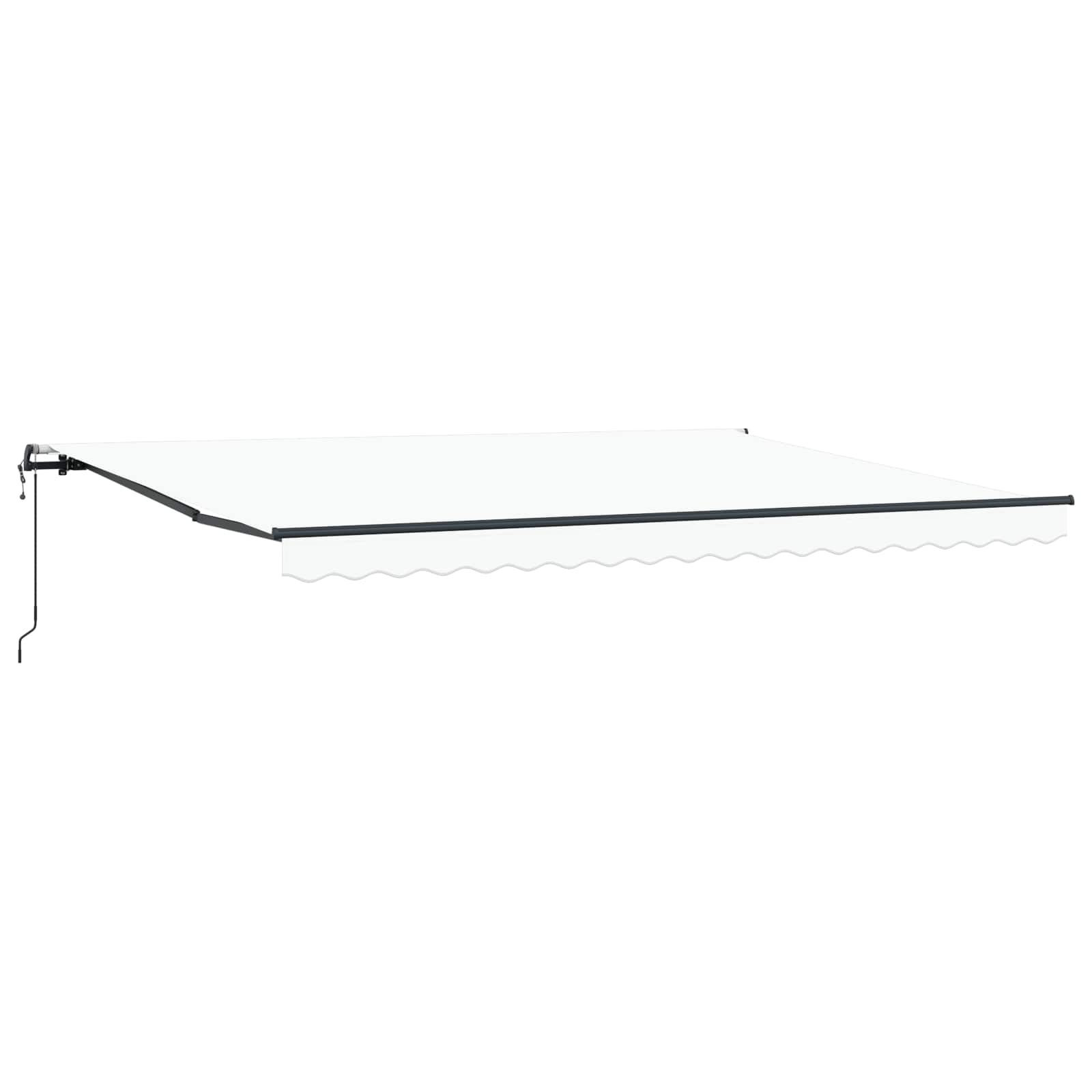 Ištraukiama markizė Balta 450 × 300 cm Audinys ir aliuminis