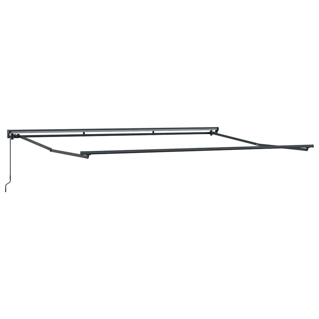 Ištraukiama markizė Balta 450x300 cm Poliesteris ir Metalas