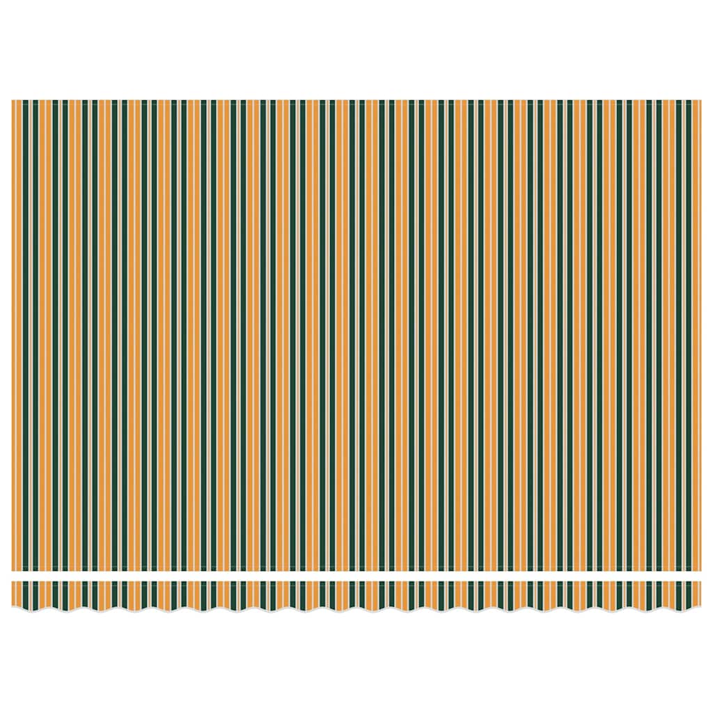 Elektrinė ištraukiama pavėsinė Žalia ir geltona 450 × 300 cm