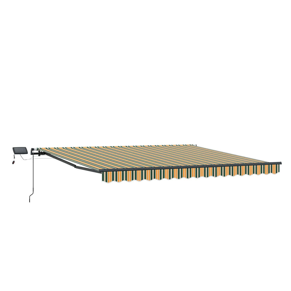 Ištraukiama markizė Žalia ir geltona 450 × 300 cm