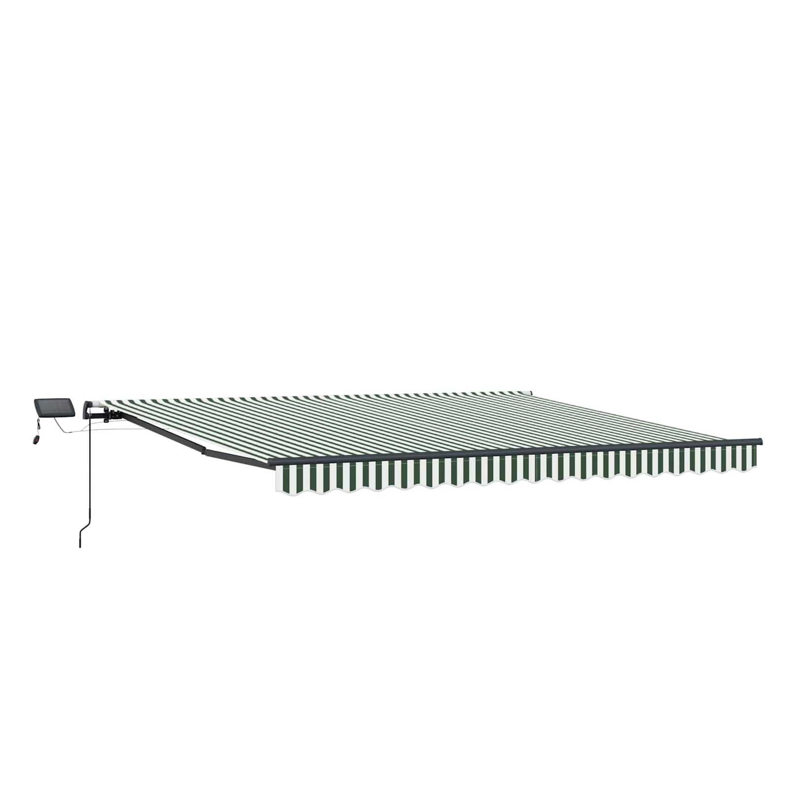 Ištraukiama markizė Žalia ir balta 450 ×300 cm audinys