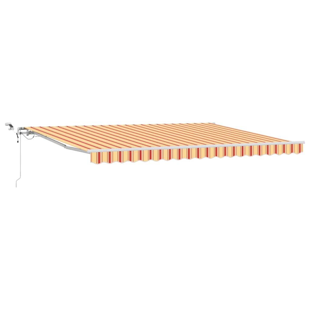 Skėtis Audinys Geltona ir Oranžinė 450 × 350 cm Poliesteris