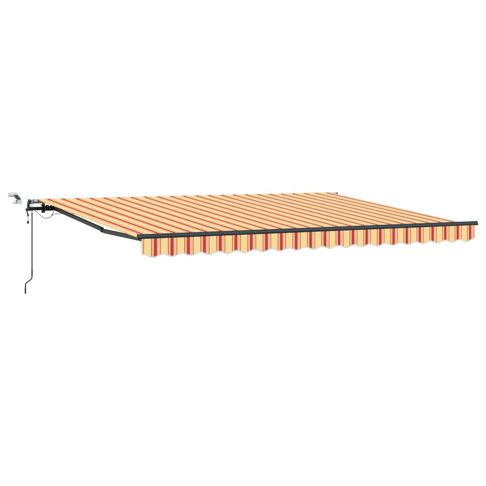 Skėtis Audinys Geltona ir Oranžinė 450 × 350 cm Poliesteris