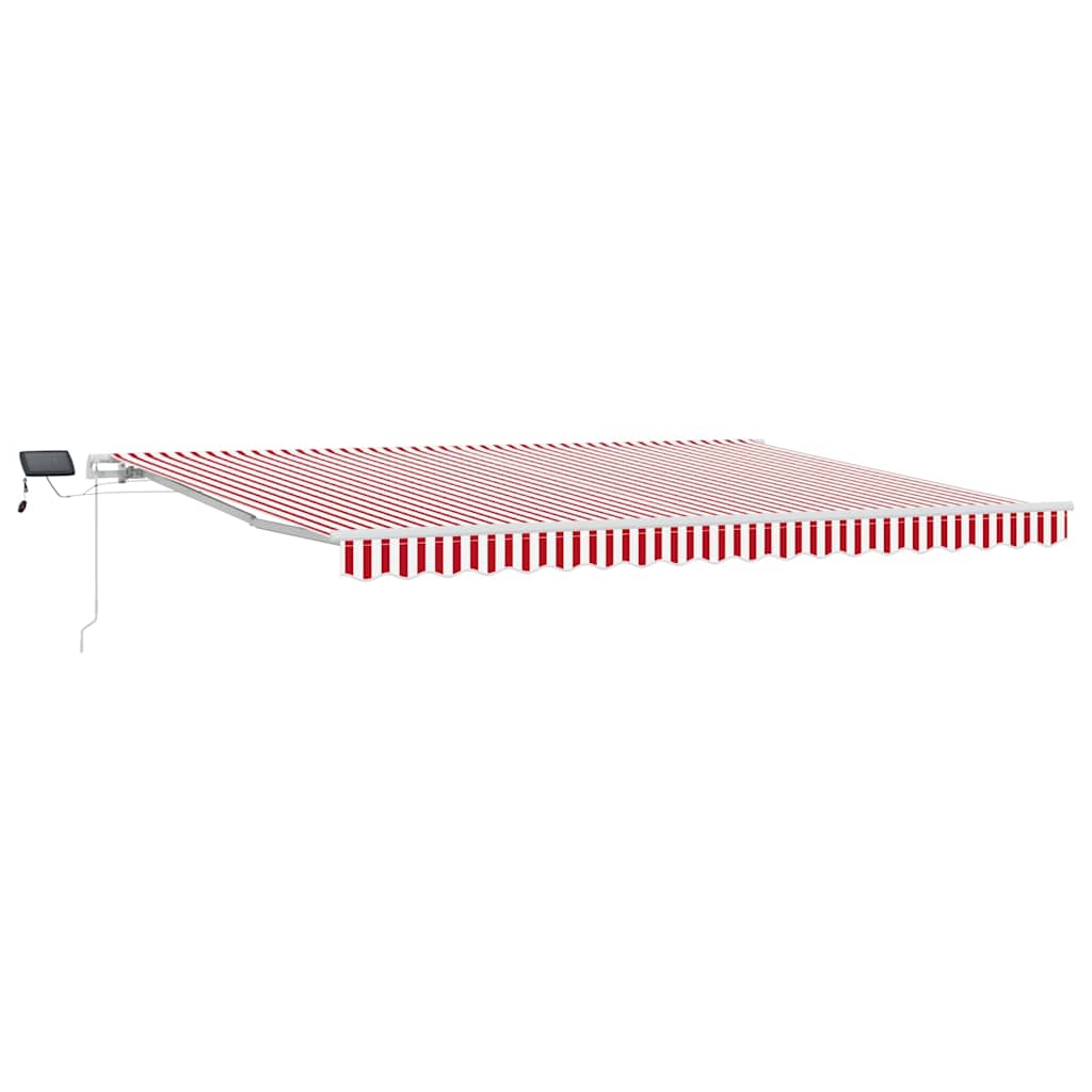 Izvelkams tents sarkans un balts 450 x 350 cm