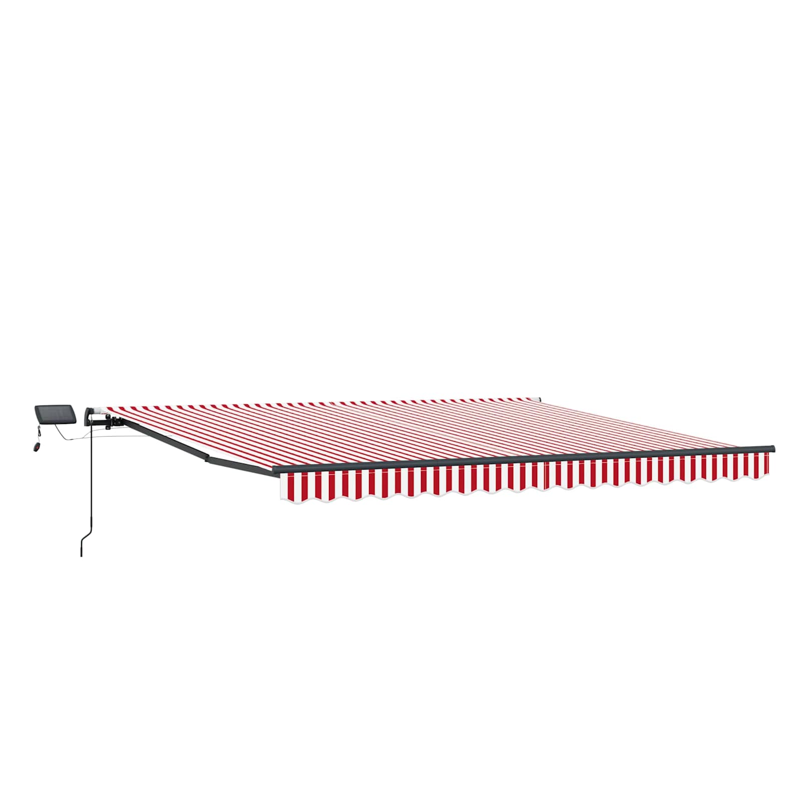 Ištraukiama markizė Raudona ir balta 450 × 350 cm