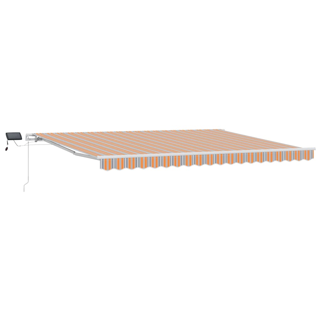 Retractable awning Multicolored 450 × 350 cm