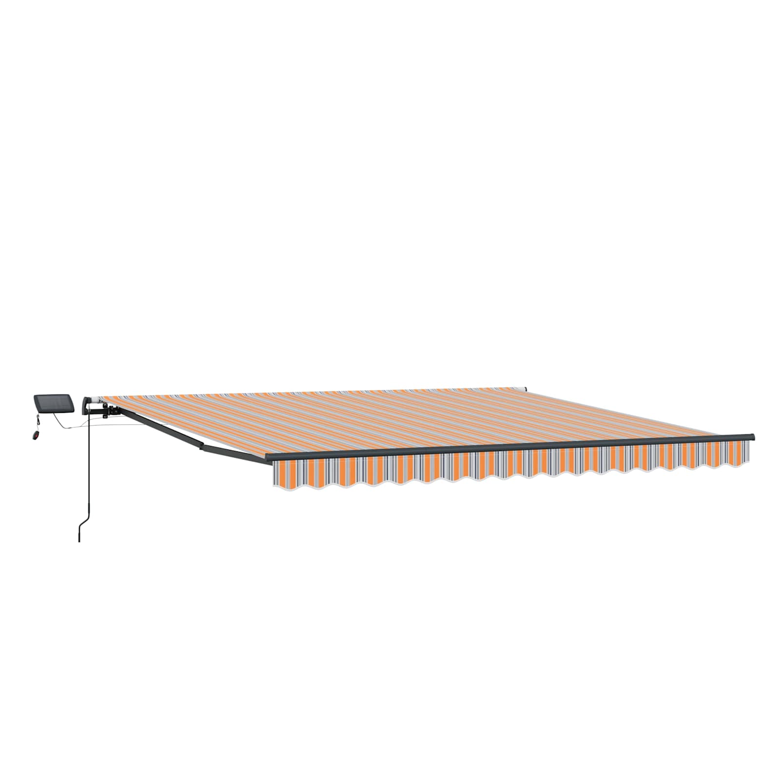 Izvelkams saulessargs Daudzkrāsains, audums 450 × 350 cm
