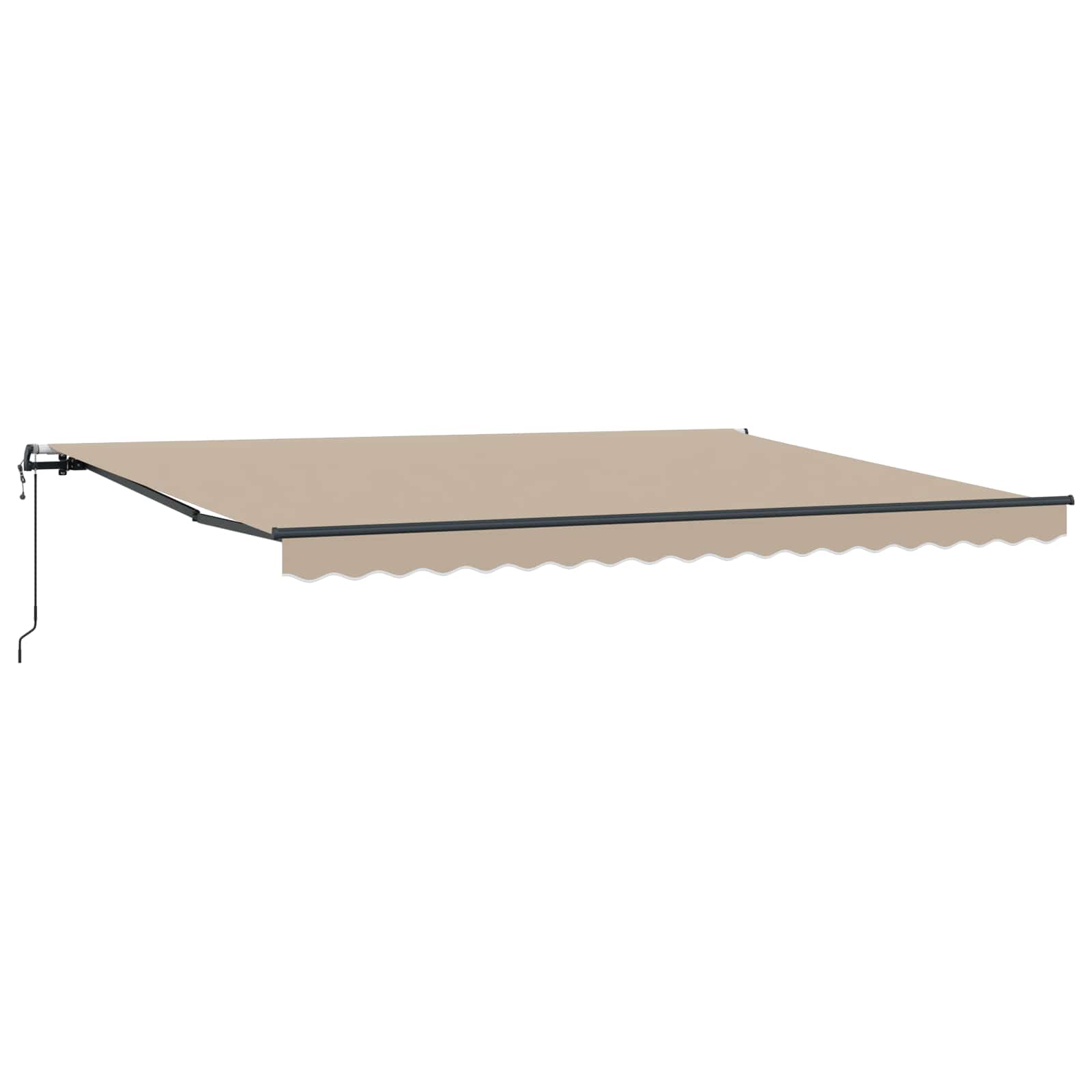 Ištraukiama markizė Smėlio 450 × 350 cm Audinys ir aliuminis
