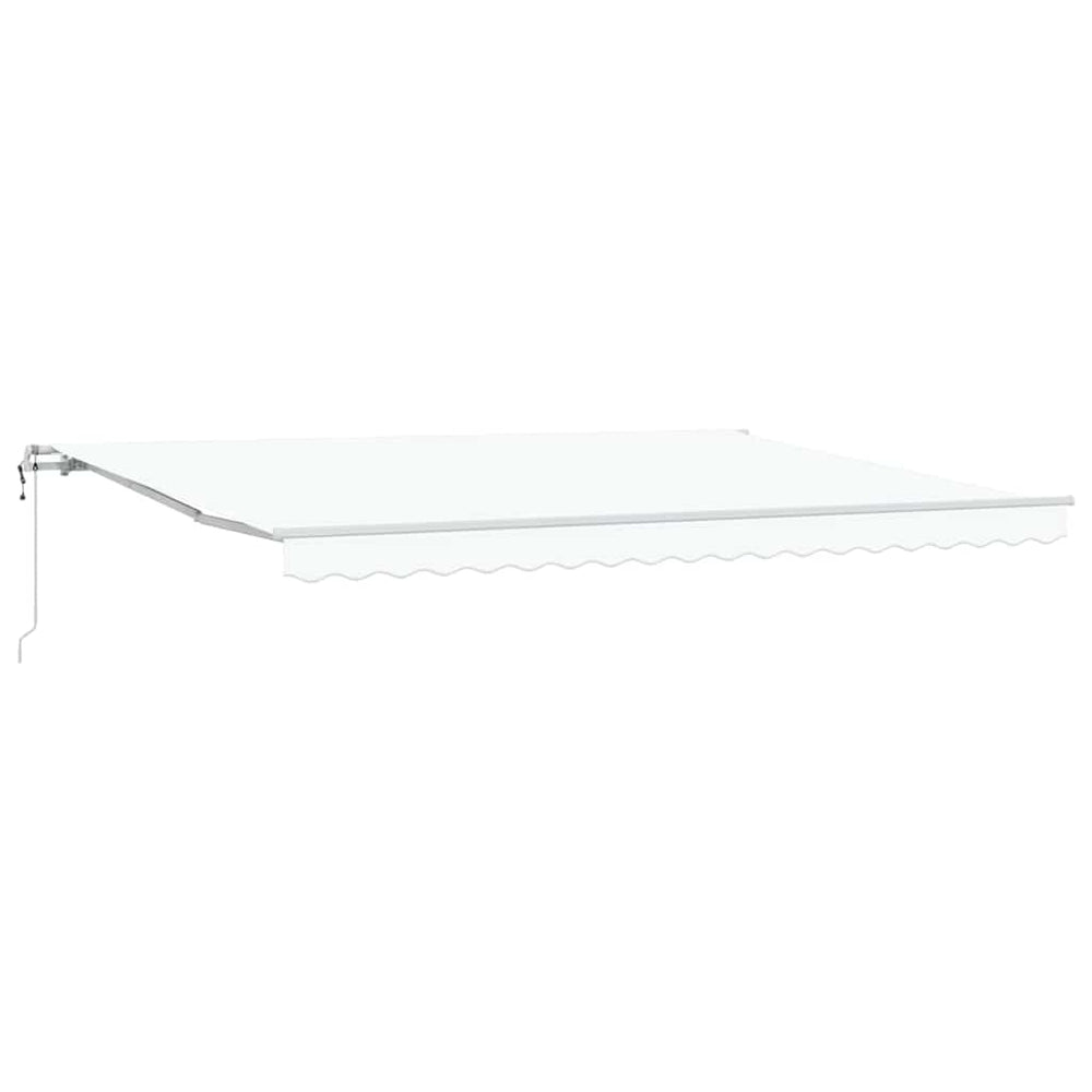 Elektrinė ištraukiama pavėsinė Baltas 450 × 350 cm