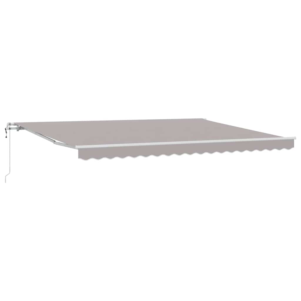 Elektrinė ištraukiama pavėsinė Šviesiai pilka 450 × 350 cm