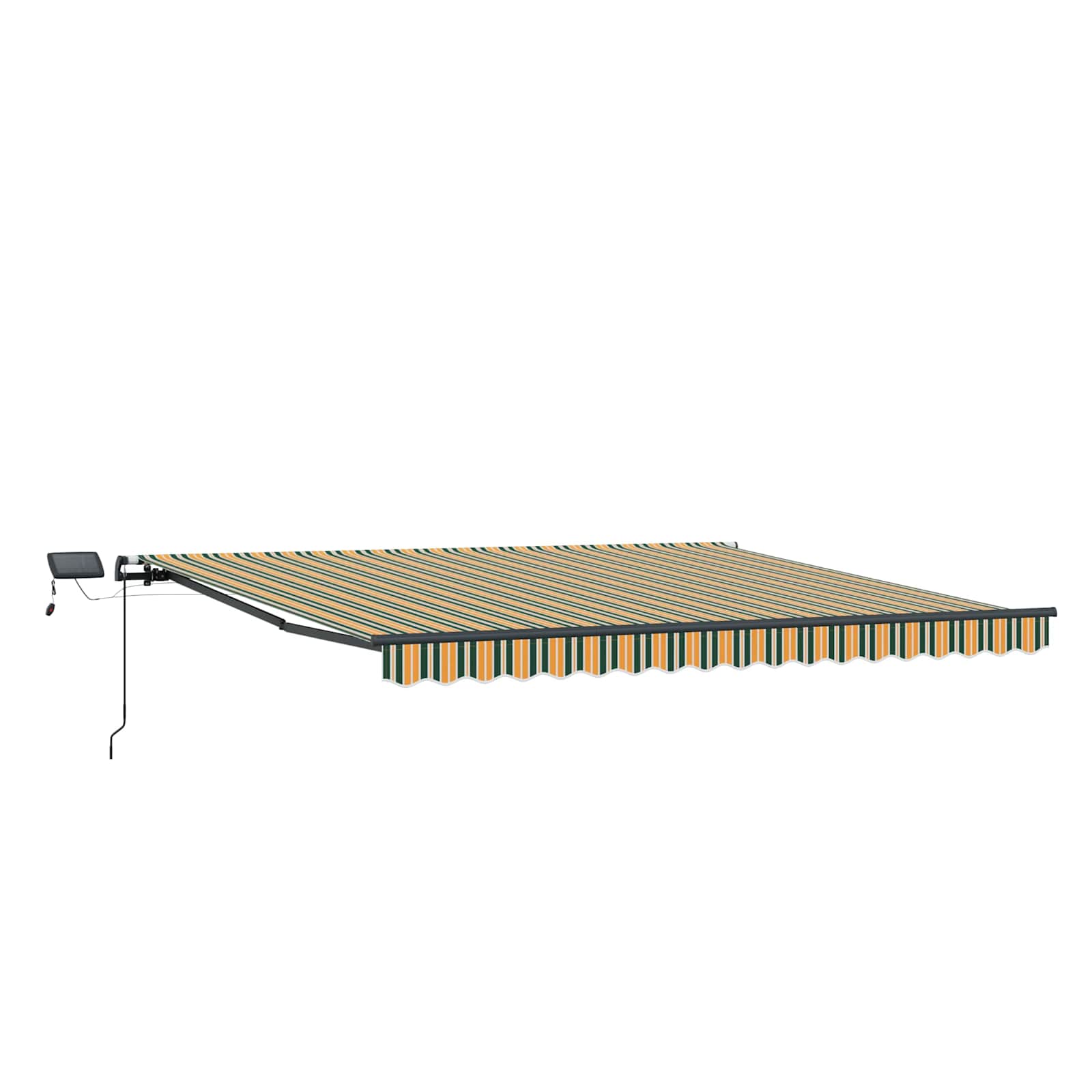 Ištraukiama markizė Žalia ir geltona 450 × 350 cm