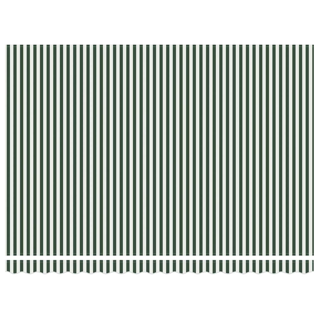 Gazebo Green and white 450 x 350 x 165 cm Polyester