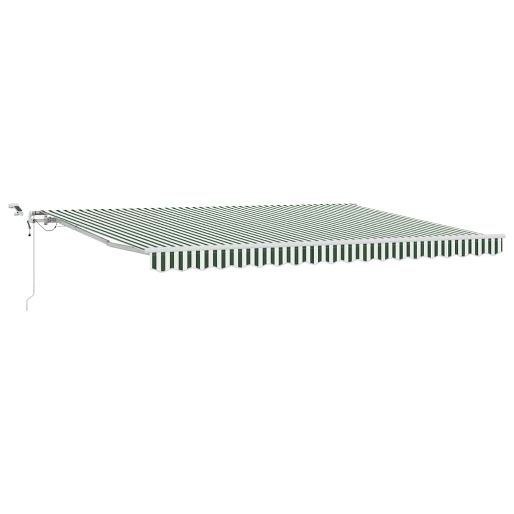Ištraukiama markizė Žalia ir balta 450 × 350 cm